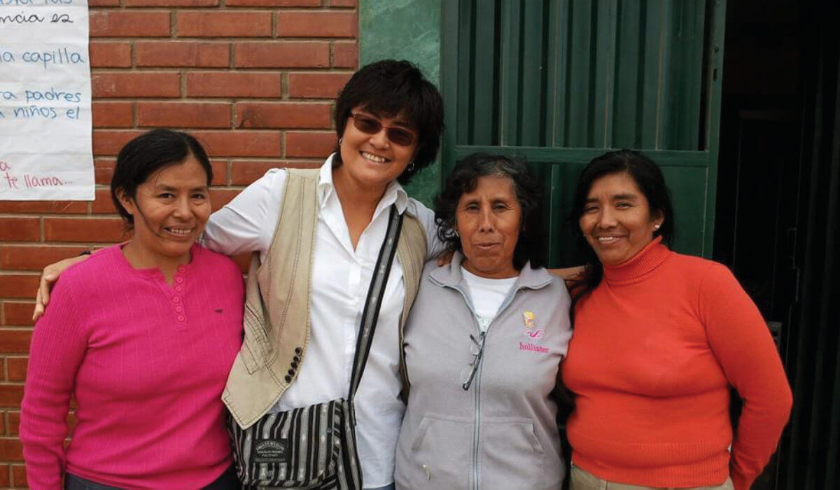 Son Seon-Young Catharina at the women’s house in Lima. Photo: Son Seon-Young Cathar