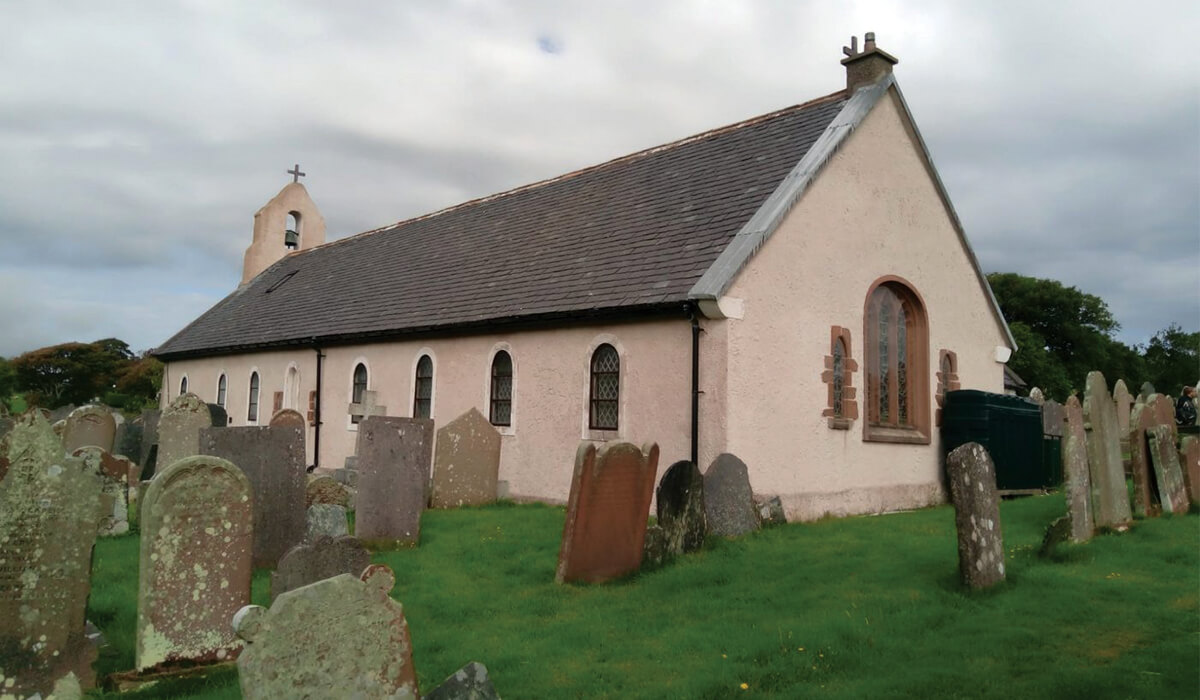 St Maughold's Kirk is built over the 6th Century 'Keeill' (cell) where tradition has it that the Saint lived and is buried. - Photo: Fr John Boles SSC