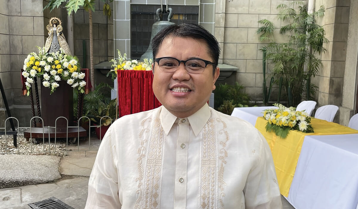 Fr Elbert Balbastro - Photo: St Columbans Mission Society