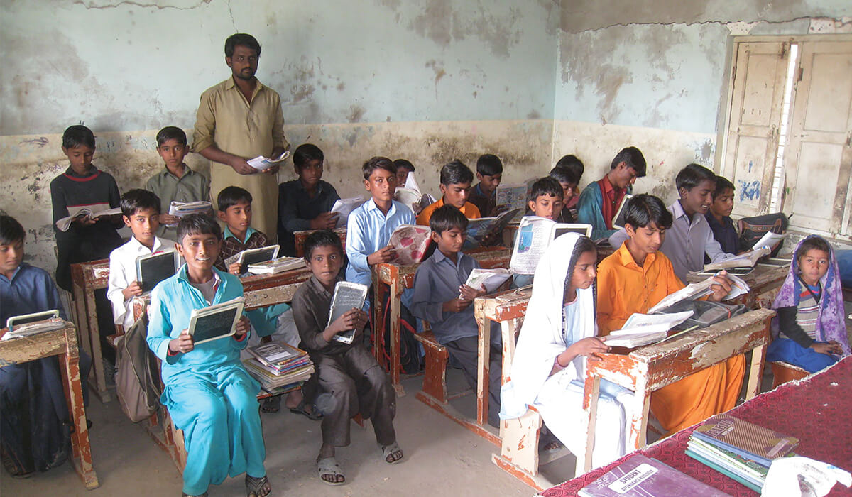 High school students give their full attention in class. - Photo: St Columbans Mission Society