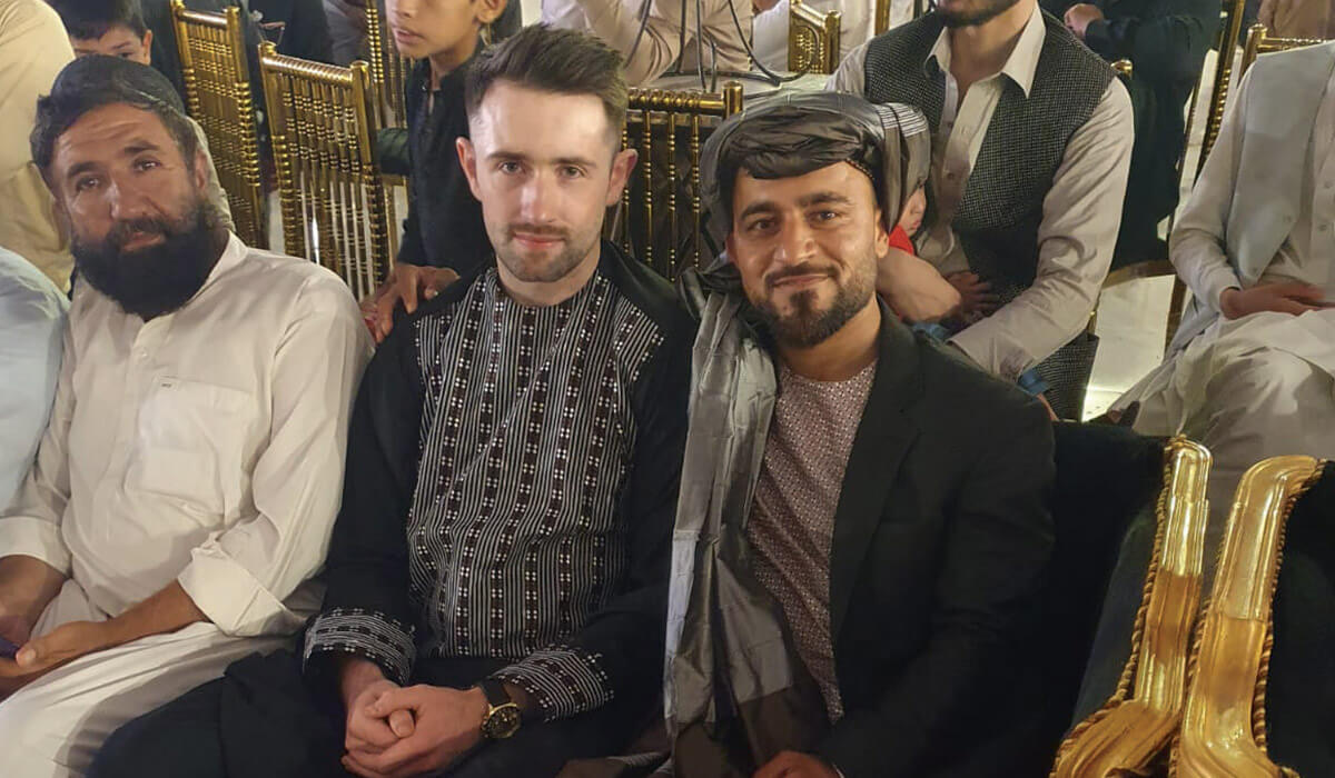 Cathal King at his friend’s wedding in Quetta. Photos: Cathal King