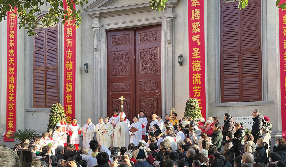 The Holy Door opening. Photo: Fr Dan Troy SSC