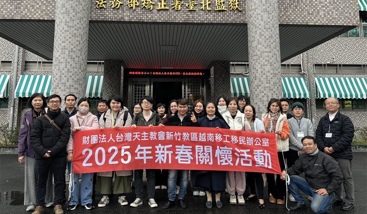 Vietnamese Migrant Workers and Immigrants Office of the Catholic Church in Taiwan celebrates the New Year with joy, care, and a shared sense of home. Photo: Fr Nguyen Van Hung SSC