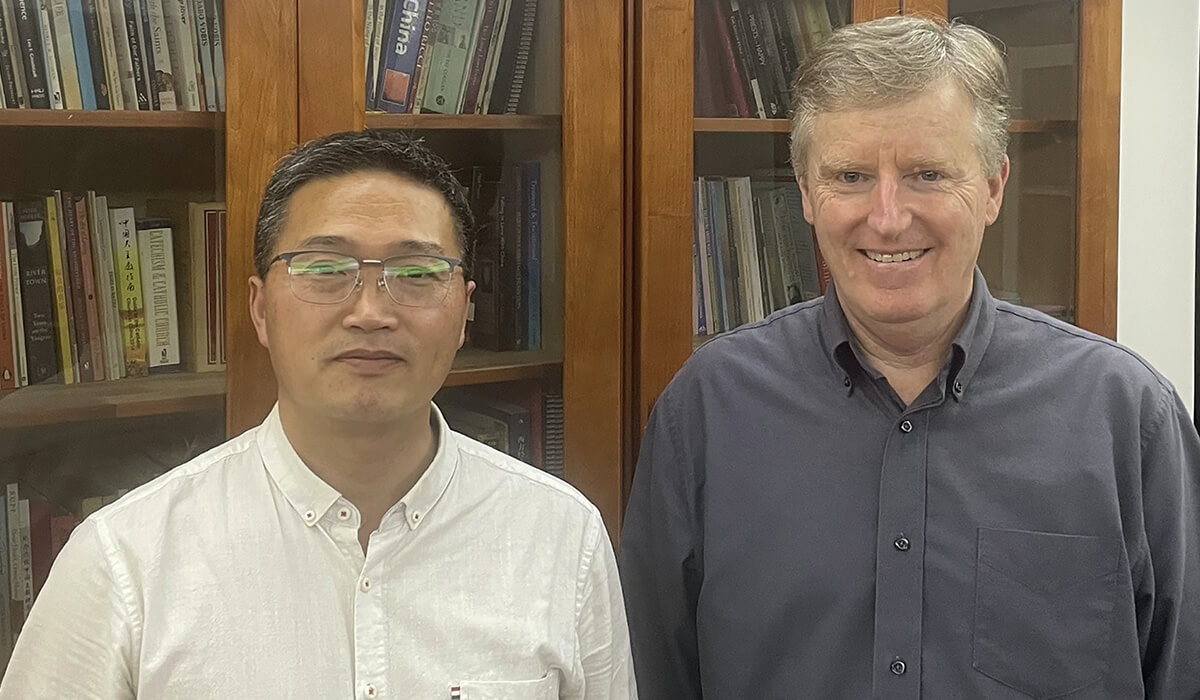Fr Joseph Li and Columban Fr Kevin O'Neill. - Photo: Fr Kevin O'Neill SSC