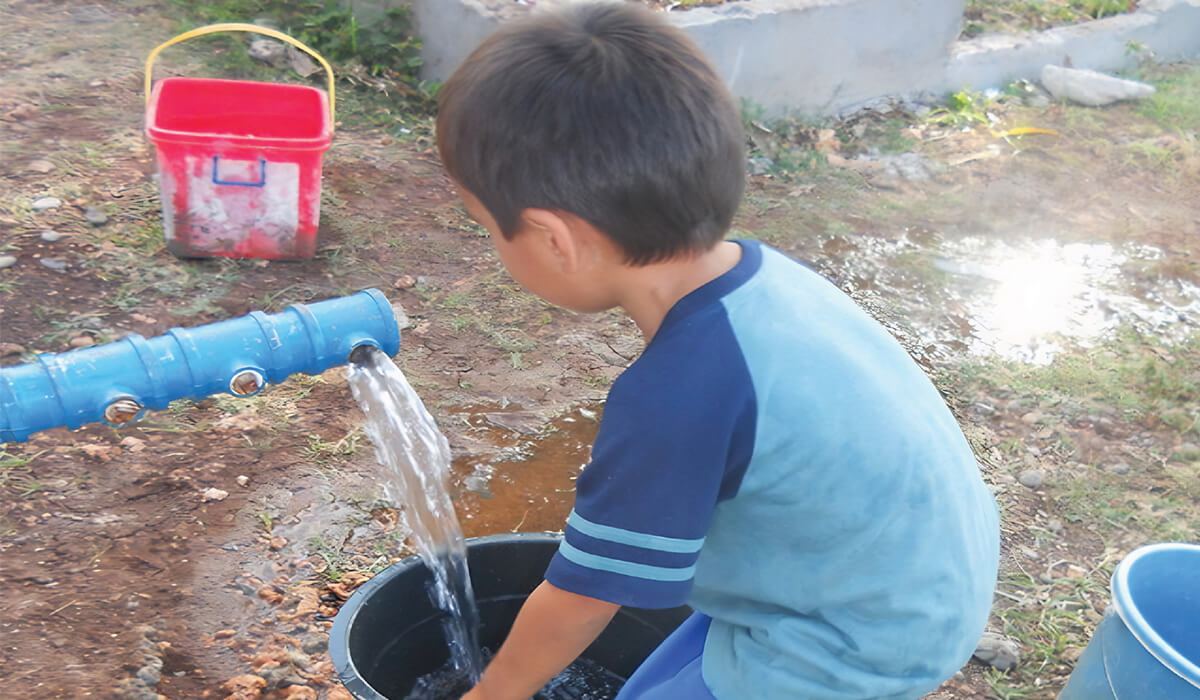 Clean water is a precious gift and brings hope to communities each day. - Photo: Ana Flores