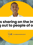 A student's sharing on the importance of reaching out to people of other faiths.