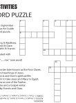 Columban Activities - Crossword Puzzle