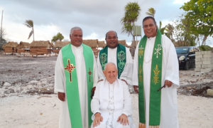 Praying with the Priests of Kiribati